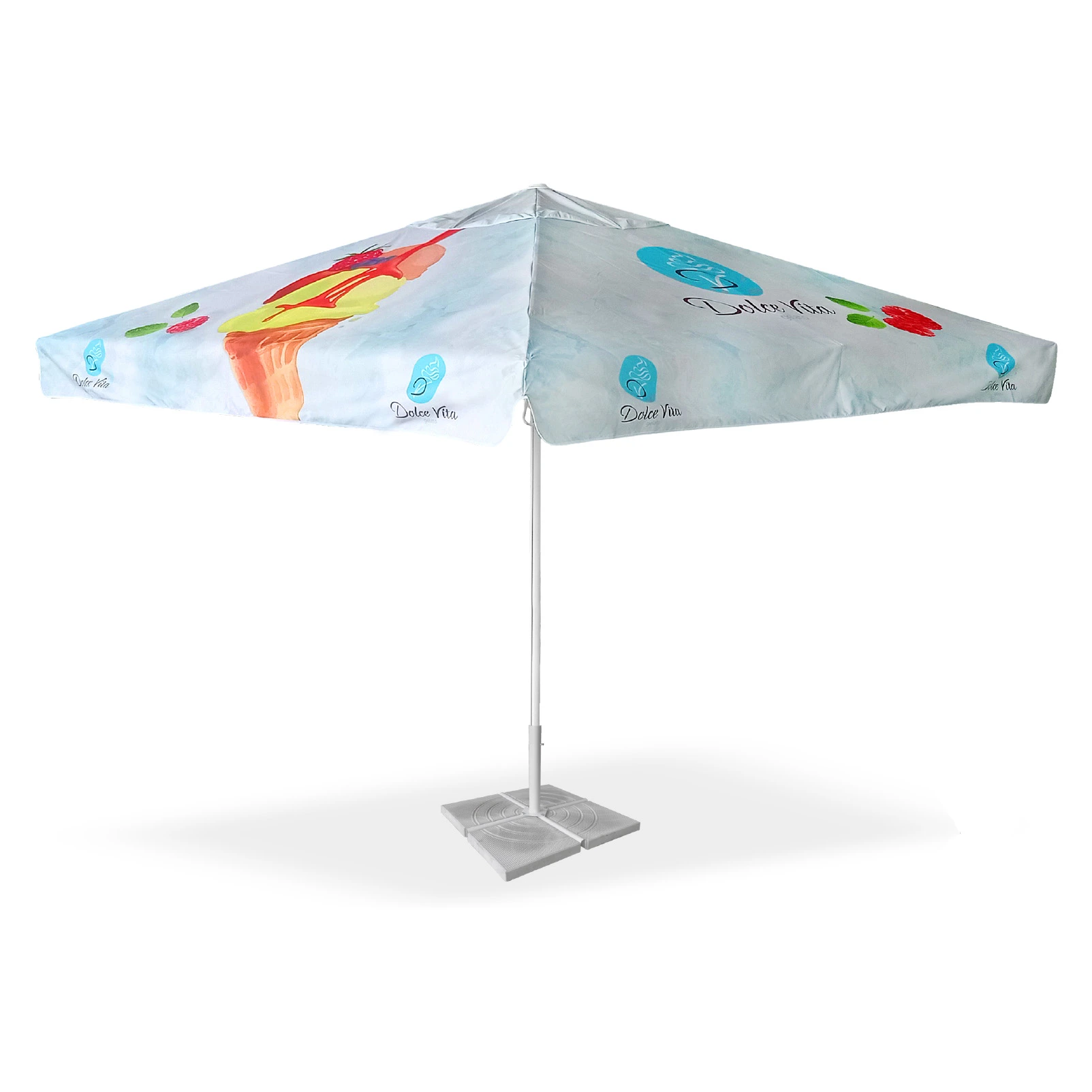Véritable parasol SOFIA en configuration ST, simple toit